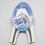 Aqualux Shower Squeegee, Glass Cleaner, Window Squeegee, Easy-grip Wall Attachment